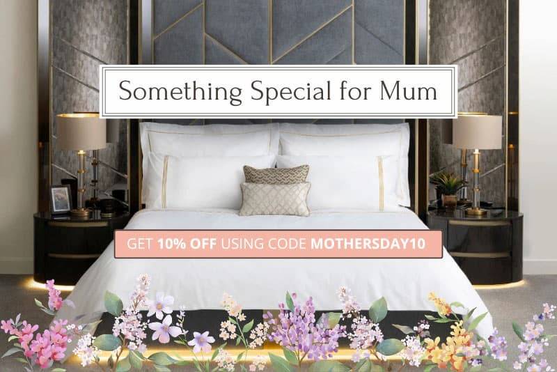 Mother's day bed linen 10% off graphic